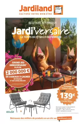 Jardiland (valable jusqu'au 3-05)
