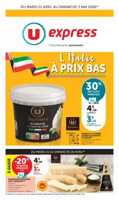U Express (valable jusqu'au 3-05)