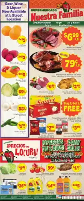 Supermercado Nuestra Familia weekly ad (valid until 25-04)