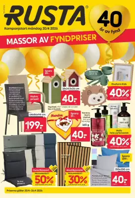 Rusta (giltig till och med 26-04)