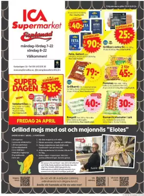 ICA Supermarket reklamblad