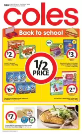 Coles catalogue week 17 Page 1
