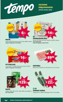 Tempo (giltig till och med 26-04)