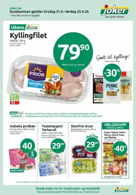 Joker kundeavis (gyldig til 26-04)