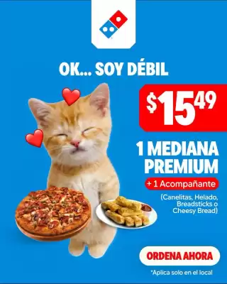 Domino's Pizza (válido hasta 9-05)