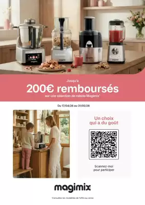 Boulanger (valable jusqu'au 31-05)