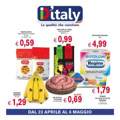 D'Italy (valido fino al 6-05)