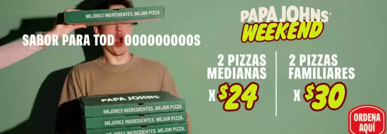 Catálogo Papa John's semana 17 Página 1