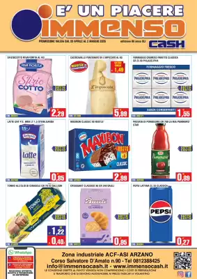 Immenso Cash (valido fino al 2-05)