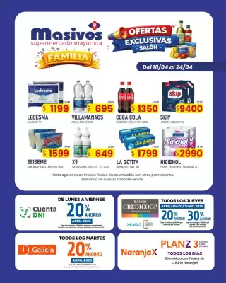 Masivos (válido hasta 24-04)