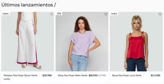 Catálogo Derek Página 1