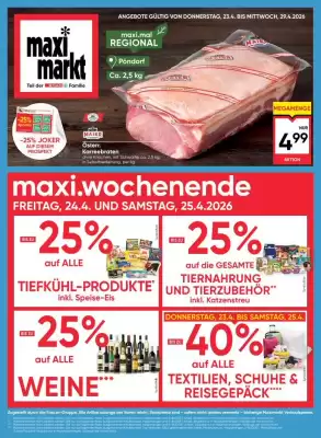 Maximarkt Flugblatt