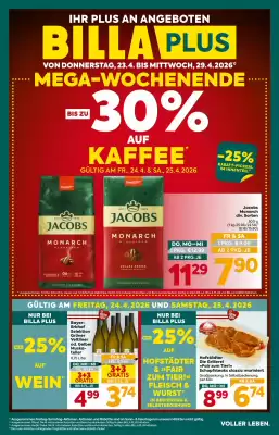 Billa Flugblatt (gültig bis 29-04)