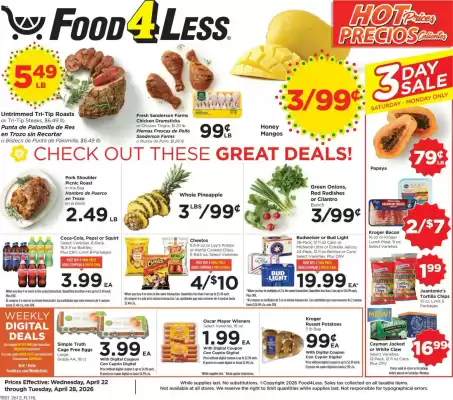 Food 4 Less weekly ad