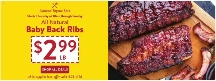 Fresh Thyme weekly ad week 17 Page 1