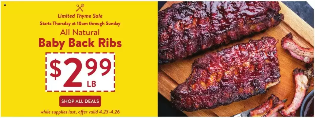 Fresh Thyme weekly ad