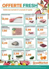 Volantino GrosMarket settimana 17 Pagina 1