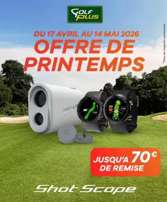 Golf Plus (valable jusqu'au 14-05)