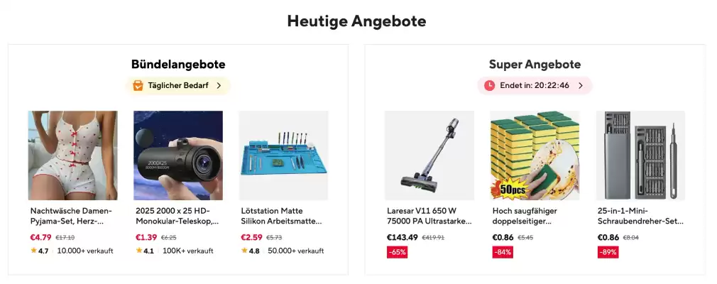AliExpress (gültig bis 27-04)