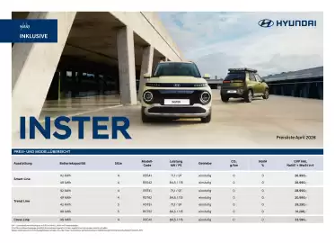 Hyundai Flugblatt | Inster Seite 1