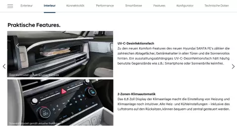 Hyundai Flugblatt | Santa Fe Seite 12