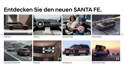 Hyundai Flugblatt | Santa Fe Seite 2
