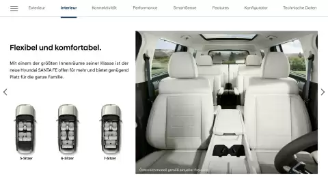 Hyundai Flugblatt | Santa Fe Seite 9