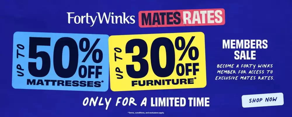 Forty Winks (valid until 20-05)
