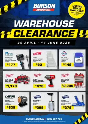 Burson Auto Parts catalogue