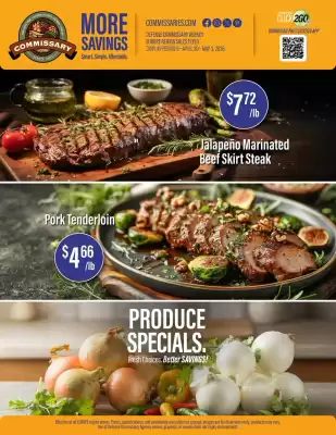 Commissary (valid until 3-05)