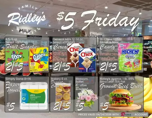 Ridley's Family Markets (valid until 27-04)