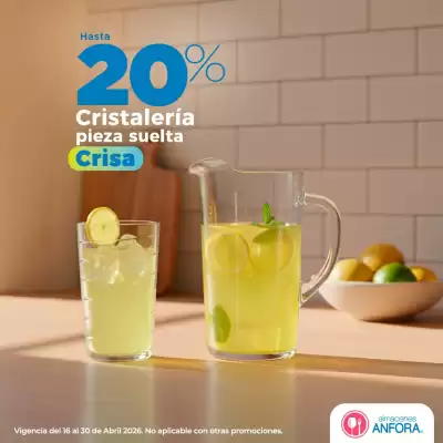 Almacenes Anfora (válido hasta 30-04)