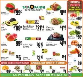 Baja Ranch weekly ad week 17 Page 1