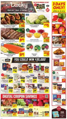 Lucky Supermarkets weekly ad (valid until 29-04)