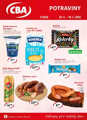 CBA leták