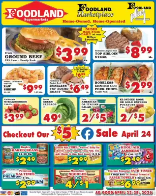 Foodland (valid until 28-04)