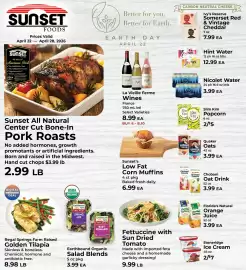 Sunset Foods weekly ad week 17 Page 1