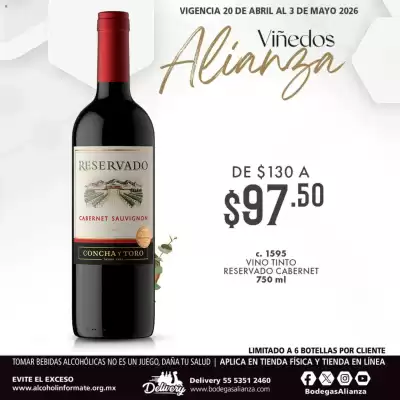 Folleto Bodegas Alianza (válido hasta 3-05)