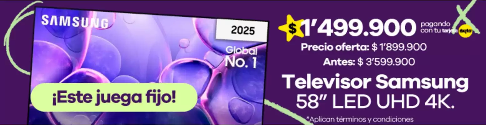 Éxito (válido hasta 30-04)