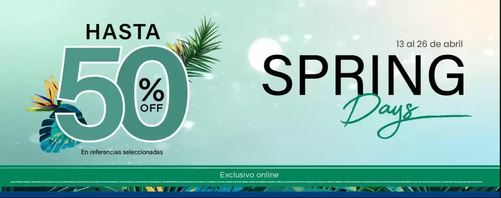 Spring Step (válido hasta 26-04)