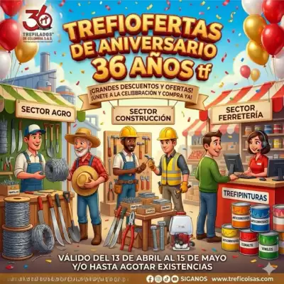 Trefilados de Colombia (válido hasta 16-05)