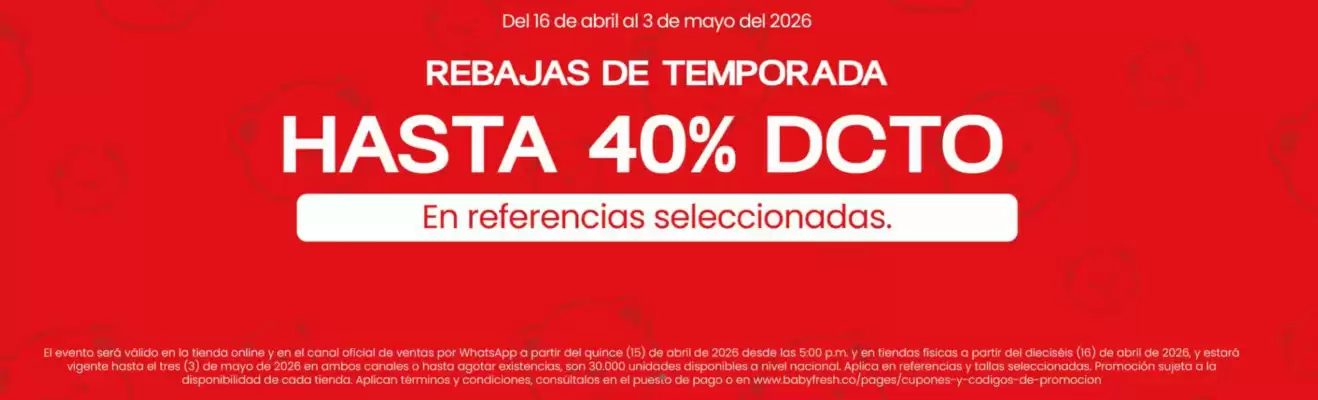 Baby Fresh (válido hasta 3-05)