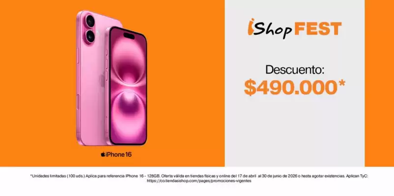 Ishop (válido hasta 30-06)