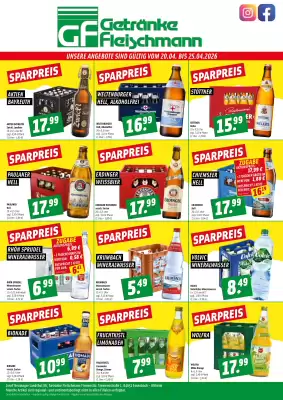 Getränke Fleischmann (gültig bis 25-04)
