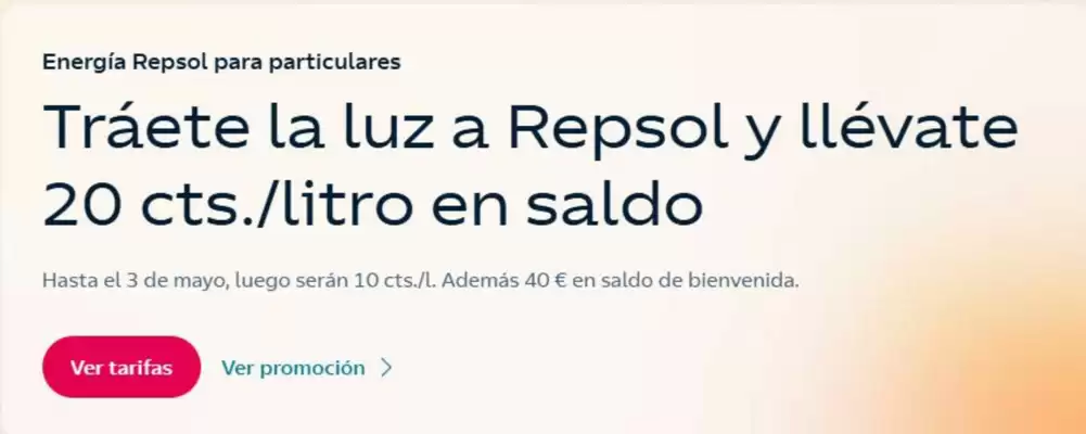 Repsol (válido hasta el 3-05)
