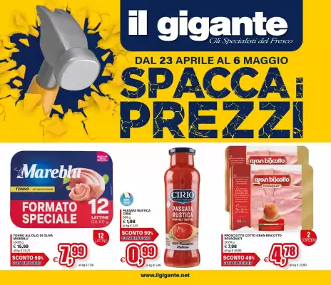 Il Gigante (valido fino al 6-05)