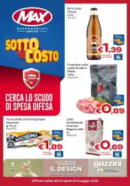 Volantino MAX Supermercati Pagina 1