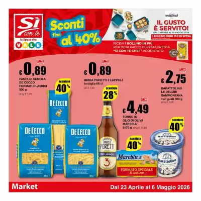 Sì con te Market (valido fino al 6-05)