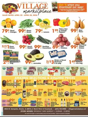 Village Market Food Centers (valid until 28-04)