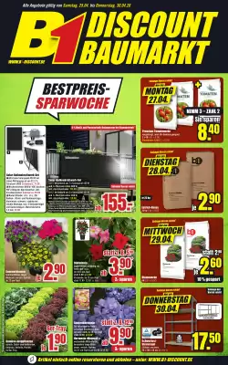 B1 Discount Baumarkt (gültig bis 1-05)